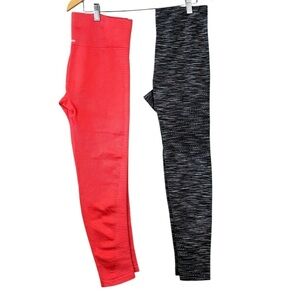 Aerie Chill Play Move Leggings Size Small Lot of 2 - orange  And Gray